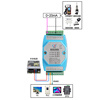 Yuechangsheng signal remote collector analog input module 0-20mA to RS485 communication current voltage 4-way analog input voltage type