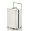 Pull back high-looking wide trolley suitcase multi-functional trolley case password suitcase men's and women's suitcase black 26 inches