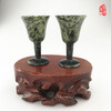 Gansu luminous cup Jiuquan luminous cup ink jade genuine free shipping manufacturer set grape wine Dunhuang free shipping luminous
