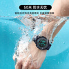 Xiaomi Buyi electronic watch for junior high school students, male high school student watch, youth multi-functional sports waterproof luminous watch, starry sky black, sports waterproof watch, luminous alarm clock, date and time