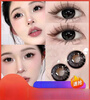 Aimei Color Contact Lenses, 30 pieces per day, size, diameter, disposable, 10 pieces, disposable, Dirty Spades 021, black gray 14.0mm, 10 pieces, 325 degrees