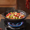 Jiwu Forest Claypot Rice, Yellow Braised Chicken, Ceramic Soup and Stew Casserole, Wide Mouth Casserole, High Temperature Resistant, Dry Burning, No Crack, 2.5L
