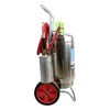 MJTZ25L hexafluoropropane trolley type fire extinguisher trolley type clean gas hand push type 25L 50L 25L hexafluoropropane