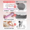 Yottoy foam roller floating point beginner solid roller roller massage muscle relaxation yoga column 45*15cm pink mixed color
