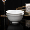 Jingdezhen exquisite porcelain rice bowl household soup bowl eating bowl ceramic tableware bowl 4.5 inch rice bowl set of 4