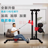 Dumbbell rowing machine is a multi-functional household small foldable indoor equipment for belly strengthening, whole body fat burning training, all black bare machine without weights