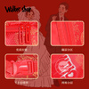 Walker Shop Wedding Luggage Bridal Dowry Box Dowry Trolley Box Wedding Password Aluminum Frame Suitcase Women's Red Leather Box Red 22 inches