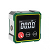 Wing Wing Electronic Digital Display Level Magnetic High-Precision Small Laser Marking Angle Slope Switching Measurement Inclinometer Box Upgraded Double-sided Laser Digital Display Aluminum Alloy Shell Magnetized on Both Sides