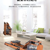 MI Xiaomi Pepper Water Resistance Rowing Machine Commercial Intelligent Fitness Solid Wood Double-rail Folding Household Foldable Oak Dark Walnut Color Folding + App Electronic Watch + Gift