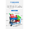 Pupan small multi-functional threshing corn, soybean, sorghum, rapeseed, bract, rice, millet, fully automatic peeling and tearing, single ventilator, the whole machine does not include a motor_ enhanced version