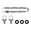 YWZR applicable body accessories Xinjiang Mini4 3Pro Royal 3/Air3/Flip body accessories with screen remote control lanyard Tuya metal double hook body accessories with screen remote control lanyard with screws RC PIus with screen control
