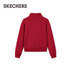 Skechers New Year's gift knitted pullover sweatshirt for women 2025 winter new long-sleeved jacket casual sportswear L425W012