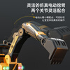Feige children's electric car excavator can sit on a person to dig soil 1-3-6-8 years old boy baby remote control toy car gift all-electric yellow electric digging arm push handle music and lighting