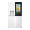 LG refrigerator offline same model 638L cross-shaped four-door large-capacity ice-fun knock-knock fully automatic ice machine ice bar door-in-door panoramic perspective window intelligent variable frequency air-cooled frost-free 640L|cross-shaped four-door|3-in-1 ice making F664MEH95D