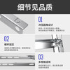 Beishi thickened stainless steel air conditioner bracket, air conditioner outdoor unit bracket, suitable for Greeme, Oaks, Hisense, Shenhua, Changhong, Konka, Haier, TCL, Hualing, Xinfei, Skyworth, Xiaomi, etc. Suitable for Xiaomi air conditioners 1-1.5P standard stainless steel