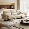 Lin's home slightly drunk first-layer cowhide functional sofa Italian light luxury home lazy sofa G282