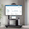 Complete new floor-standing TV stand with wheels, rotating, suitable for Hisense all-in-one vertical hanging trolley, 42-65 inches + horizontal and vertical screens can be switched