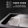 Haoyouyou ultra-low temperature freezer - 60 minus 65 minus 70 degrees household freezer silent frequency conversion seafood salmon deep freezing quick freezing can be embedded in the refrigerator black wood grain -70 /108 liters / silent frequency conversion