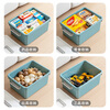 Xitianlong tempered storage box thickened compression storage box snack toy car storage box 30L azurite 1 pack