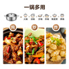 SUPOR 304 stainless steel hammered stock pot household cooking pot stew pot porridge pot cooking noodle pot induction cooker gas universal hammered pot body soup pot 3-4 people 28cm