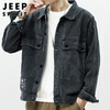 JEEP SPIRIT Jeep denim jacket men's jacket men's autumn and winter workwear high-end casual handsome American tops