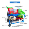 Pupan small multi-functional threshing corn, soybean, sorghum, rapeseed, bract, rice, millet, fully automatic peeling and tearing, single ventilator, the whole machine does not include a motor_ enhanced version