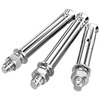 Tianzhuo Hardware 304 stainless steel bottom expansion mechanical anchor expansion screw back-cut heavy-duty anchor M8M10M12 single tube bolt 304 double tube 20*260 1