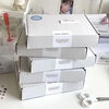 Baokesi ins style white airplane box 32*22*4 10 hand account gift packaging box express handmade Guka packaging box