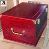 ZHIO red special twelve zodiac collection wooden box Feitian wine special box white wine wooden gift box sealed wine packaging box 12 zodiac retro color