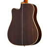 Epiphone Hummingbird Deluxe EC NA wood color full single cutaway electric box luxury acoustic guitar