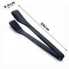 Fantasy thick-skinned orange food tongs barbecue tongs kitchen grilled steak tongs barbecue tools black food tongs