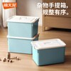 Xitianlong tempered storage box thickened compression storage box snack toy car storage box 30L azurite 1 pack