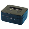 Wenstan W5664 Portable Cashier Box with Lock Metal Savings Box Organizing Safe Toolbox 200 Password Black 20*16*9cm