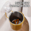 Suction cup ashtray wall-mounted household toilet bathroom ashtray suction cup creative trend simple anti-ash flying stainless steel no punching wall-mounted suction cup type-stainless steel ashtray natural color 1 pack