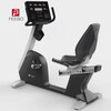 FEEBO horizontal bike commercial home exercise bike intelligent self-generated electromagnetic control rehabilitation lazy gym bicycle commercial self-generated/32-segment resistance-7-window LED screen