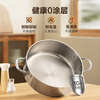 SUPOR 304 stainless steel hammered stock pot household cooking pot stew pot porridge pot cooking noodle pot induction cooker gas universal hammered pot body soup pot 3-4 people 28cm