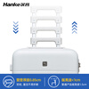 Hanker large-capacity suitcase women's trolley case men's boarding business travel suitcase travel storage student password box leather smoke white fine dot pattern 20 inches / 37 liters / boarding suitcase / short trip