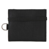 Yuanzu storage bag MUJI Muji Liangpin wallet solid color key card zipper portable coin purse for business trip black - polyester fiber travel wallet about 11*9
