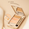 Ukiss Three Color Concealer 01 Basic Palette Moisturizing Covering Spots Repairing Highlight Brush Foundation Brightening Liquid New Year Gift