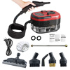 Beautiful You New Recommended High Temperature and High Pressure Steam Cleaner Kitchen Air Conditioner Fume and Oil Cleaner Car Disinfection Cleaner Car Washing Machine Red Knob Model 1200ml Basic Set National Standard 220V