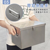 Customized stainless steel hardware tool box household multi-functional tool storage box industrial grade outdoor lockable storage box length 50*width 40*height 40 201 stainless steel thick 0.6mm