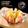 BEYZK Germany imported quality stainless steel fast fruit cutter household fruit cutting artifact apple slicer splitter fruit splitter - upgraded silver 8 pieces