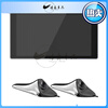 Car exterior CMS electronic rearview mirror left and right side driving recorder AI lane change assist BSD blind spot monitoring and early warning A5 dual-channel dual-screen electroplated silver