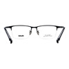 MUISE full titanium series half-rim glasses frame MSPT513 BK black ultra-light titanium optical frame with lens 57mm