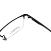 MUISE full titanium series half-rim glasses frame MSPT513 BK black ultra-light titanium optical frame with lens 57mm