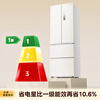 Toshiba (TOSHIBA) 420 small French refrigerator four-door double-door high-capacity fully embedded first-class energy efficiency state-subsidized low-energy household state-subsidized refrigerator GR-RF420WI-PM171 Zhijin White