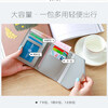 Fuyan's new simple and fashionable short wallet card bag thin Korean style buckle coin purse student ladies wallet female short pink E