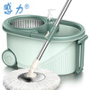 Sensitive rotating mop, good mop for lazy people, dual-drive spin-drying, hand-wash-free mop bucket, reinforced rod, stainless steel set, mop head*2 mop set, mop head*2