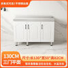 Vinoa cabinet combination cabinet stove cabinet integrated kitchen household cabinet storage cabinet simple assembly cabinet customization flat cabinet stainless steel countertop thickened length 60cm*width 50cm*height 82cm double door