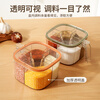 Home KATEI STORY Japanese moisture-proof seasoning box 4 combination seasoning jars sealed salt jar home kitchen storage seasoning box